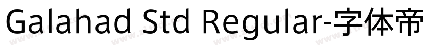 Galahad Std Regular字体转换